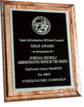 2003 State Information Officers Council Gold Award for Excellence in Government Communications