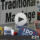 Sea of protest signs